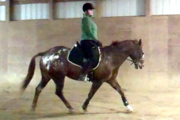Don't WANT to bend!  Manny was bracing in a counter bend (or trying to) for a lot of the ride. 