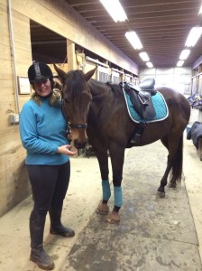 modeling our cute new polos (and other matching gear) - thanks Natalie! 